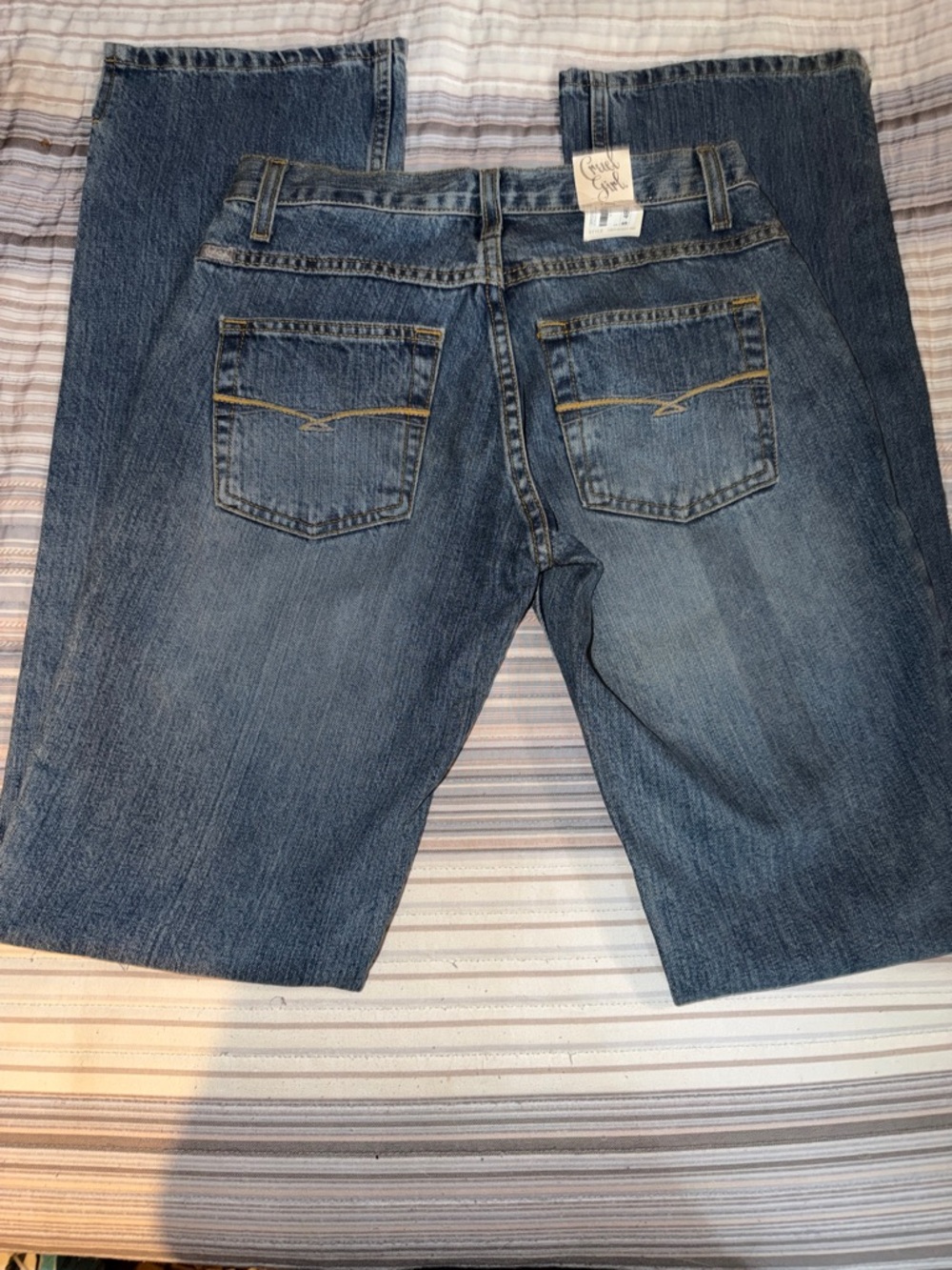 Cruel Girl Women's Blue Boot Cut Jeans